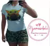 Pijama T-shirt Curto Tamanho único Baby Yoda