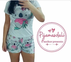 Pijama T-shirt curto tamanho único Coalinha