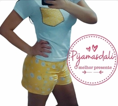 Pijama T-shirt Curto Tamanho único Ovelhinha