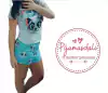 Pijama T-shirt Curto Tamanho único Panda Headset