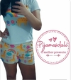 Pijama T-shirt curto tamanho único Girafinha