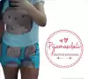 Pijama T-shirt curto tamanho único Ouriço