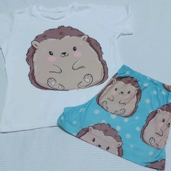 Pijama T-shirt curto tamanho único Ouriço - comprar online