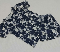 Pijama T-shirt Curto Infantil One Piece 10/12 - comprar online