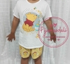 Pijama T-shirt Curto Infantil Ursinho Pooh 10/12