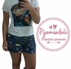 Pijama T-shirt Curto Tamanho único Harry Potter