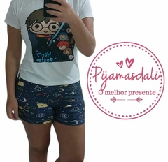 Pijama T-shirt Curto Tamanho único Harry Potter