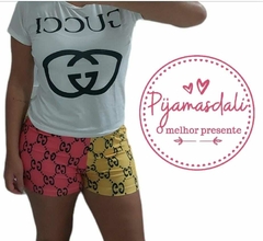 Pijama T-shirt curto tamanho único Gucci
