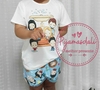 Pijama T-shirt Curto Infantil FRIENDS 10/12