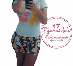 Pijama T-shirt Curto Tamanho único Girafinha