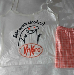 Pijama Alcinha Curto Flork KitKero - comprar online