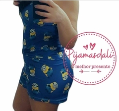 Pijama Alcinha Curto Minion