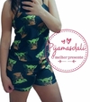 Pijama Alcinha Curto Baby Yoda