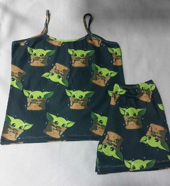 Pijama Alcinha Curto Baby Yoda - comprar online