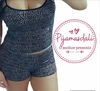 Pijama Alcinha Curto Oncinha P