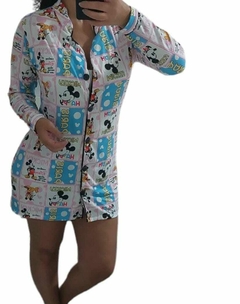 Camisola Americana, com manga longa do Mickey Mouse M COLEÇÃO NOVA