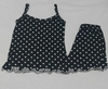 Pijama Alcinha Infantil Preto com Bolinhas 6-8