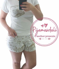 Pijama T-shirt curto tamanho único Dior