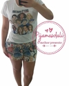 Pijama T-shirt curto tamanho único Grey's Anatomy
