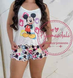 Pijama Alcinha Curto Mickey Mouse COLEÇÃO NOVA