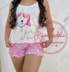 Pijama Alcinha Curto Gata Marie COLEÇÃO NOVA