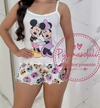 Pijama Alcinha Curto Mickey e Minnie