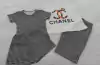 Kit Família Pijama Alcinha Curto e T-shirt G e 6/8