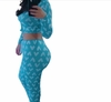 Pijama Americano Longo Cropped Coraçõezinhos M