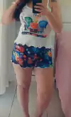 Pijama Alcinha Divertidamente 2 tamanho M