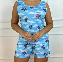 Pijama Regata Tamanho G Stitch
