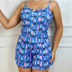 Pijama Alcinha com botões Tamanho GG Stitch