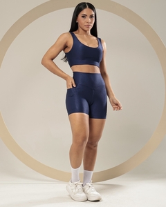 Conjunto de short Camille Azul na internet