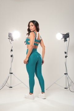 Conjunto de calça Elisa Verde Jade - comprar online