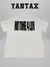 Remera blanca Corteiz con texto negro grande que dice "NO TIME 4 LUV" en la parte trasera