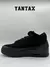 Zapatillas Jordan 3 Retro Black Cat en color negro, mostrando su diseño elegante y moderno.