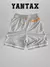Shorts Jodan Diamond x PSG en color gris con detalles en blanco y naranja.