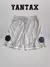 Shorts Jodan Diamond en color blanco con detalles en negro y logo de PSG, presentados sobre un fondo claro.