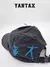 Gorra OFF-WHITE x Nike de los años 90 con diseño en negro y detalles en azul