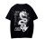 Camiseta Básica Masculina Dragão Academia Primavera Verão Streetwear Unissex