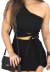 Conjunto Cropped e Saia Com Bojo