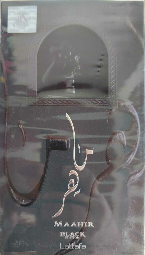perfume lattafa Maahir black edition