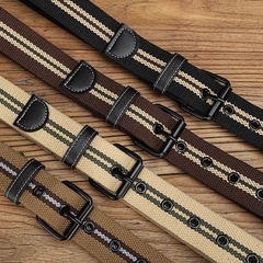 Cinto Preto com Caramelo - All Vintage