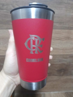 Copo Térmico Com Tampa e Abridor 473 ml na internet