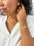 Pulseira Cristal Circular (Prata) - loja online