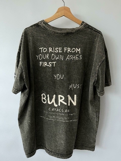 Remera Washed Burn - comprar online