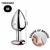 Plug Anal de Metal com Pedra Cravejada - P M G - loja online