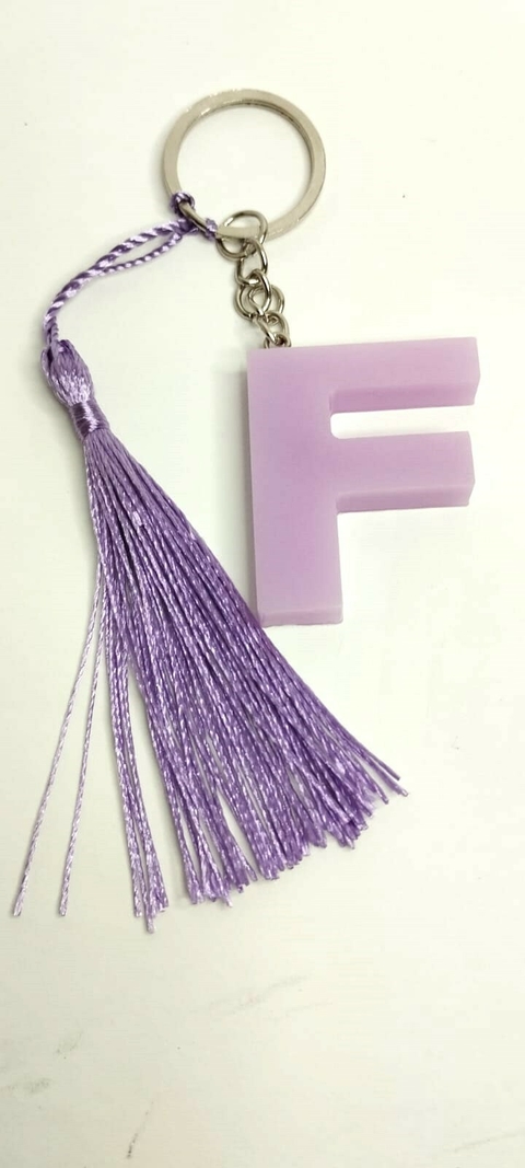 Chaveiro Letra Fosforescente