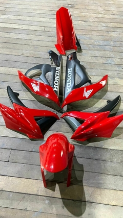 kit naked 4 partes Cb300 spoiler abas e paralamas C/ Pintura