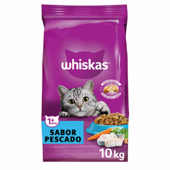 Whiskas gatos adultos 10 kg PESCADO