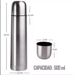 Termo Bala 1000 Ml Acero Inoxidable Doble Capa - comprar online